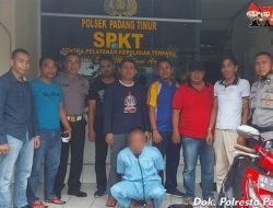 Spesialis Maling Kota Infak Ditangkap Polsek Padang Timur