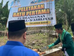 Al Washliyah Bangun Seribu Masjid, Satu di Pasaman Barat