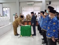 Benny Utama Lantik Pejabat Eselon II, Pejabat Administrator dan Kepala UPT