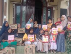 Lisda Hendrajoni Bagikan Ratusan Makanan untuk Balita dan Ibu Hamil