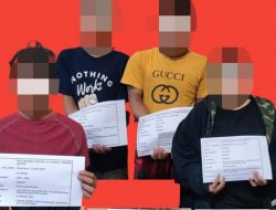 Empat Tersangka Penyalahgunaan Narkoba Ditangkap Polres Padang Panjang
