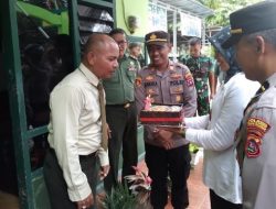 HUT TNI, Polsek Pauh Kamba beri Kejutan Koramil