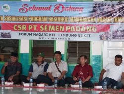 Fornag Lambung Bukit dan CSR Semen Padang Sosialisasikan Basinergi Mambangun Nagari