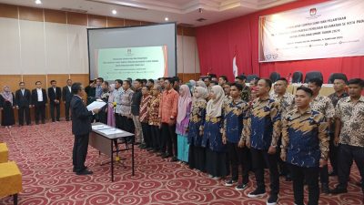 Ketua KPU Padang Lantik 55 Orang PPK