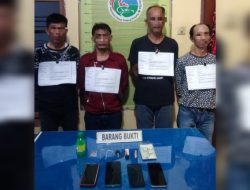 Empat Pria Ditangkap Tim Karanggo Polres Padang Panjang