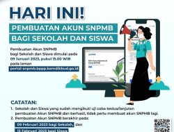 Hari Ini Pembuatan Akun SNPMB Dibuka
