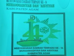 Muhammadiyah Agam Akan Musda Terpadu ke 14 , 25 sampai 26 Februari Ini.