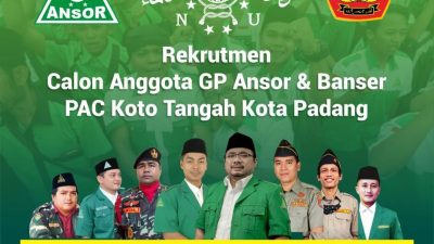 Kaderisasi GP Ansor Bakal Digelar di Koto Tangah, Ayo Bergabung!