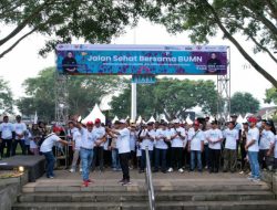 Jalan Sehat HUT ke-25 Kementerian BUMN, Pemkab Temanggung Apresiasi Semen Padang, Jamkrindo dan PP