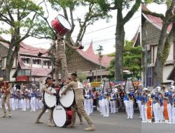 Walikota Bukittinggi Lepas Kirab Marchingband IPDN Sumbar 