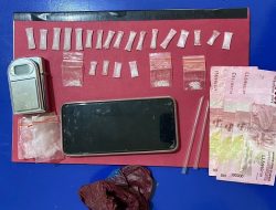 Polres Pesisir Selatan Tangkap Pengedar, 24 Paket Sabu Disita