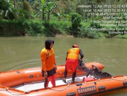 Seorang Pemuda Dilaporkan Hanyut di Sungai Batang Agam