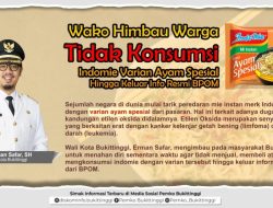 Pemko Bukittinggi Imbau Warga Tidak Konsumsi Indomie Ayam Spesial