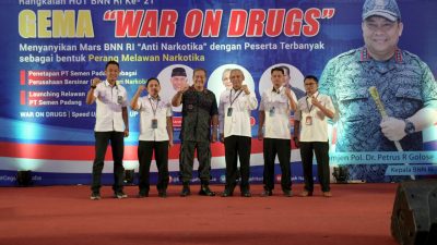 Gema “War On Drugs” di Semen Padang, Kepala BNNP : Perlu Penangan Serius Pemberantasan Narkoba