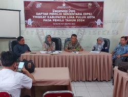 KPU Limapuluh Kota Tetapkan Jumlah DPS dan TPS Untuk Pemilu 2024