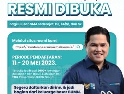 Rekrutmen Bersama BUMN 2023, PLN Buka 32 Lowongan, Ini Link dan Syarat Pendaftarannya