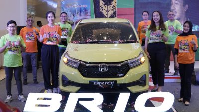 Model Terpopuler di Indonesia, New Honda Brio Hadir Menyapa Publik Kota Padang