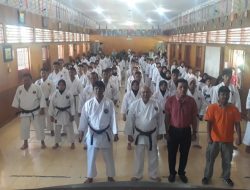 Ratusan Karateka Inkado Ujian Kenaikan Tingkat Kyu di Bukittinggi
