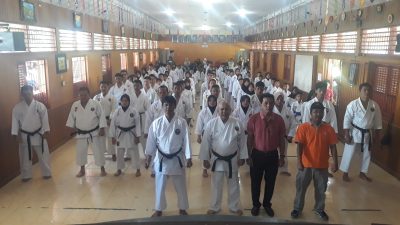 Ratusan Karateka Inkado Ujian Kenaikan Tingkat Kyu di Bukittinggi