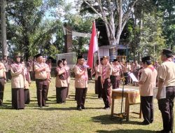 Martias Wanto Ketua Kwarcab Gerakan Pramuka Bukittinggi Kukuhkan Pengurus Pusdiklacab