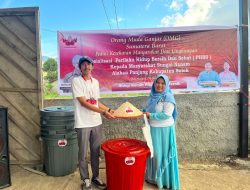 Anak Muda Ganjar Peduli Kesehatan dan Sosialisasikan Hidup Bersih di Solok