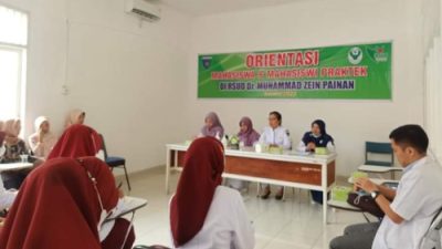 Mahasiswa Upertis yang Akan PKPA di RSUD Dr Muhammad Zein Painan Jalani Orientasi