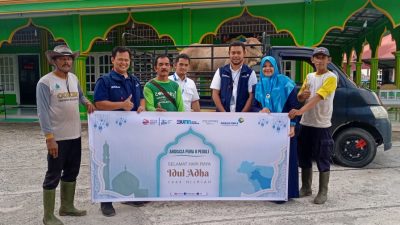 Lebaran Haji, PT. Angkasa Pura II Kurban Belasan Sapi dan Kambing