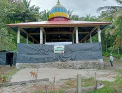 Dibantu UPZ Semen Padang, Pembangunan Masjid Bahrul Ulum Capai 50 Persen