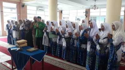 Pelantikan Pengurus BKMT Permata Gunung Pangilun, Wahyu : Kita Dukung Kegiatan Positif Majelis Taklim