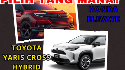 Lebih Unggul Honda Elevate atau Toyota Yaris Cross Hybrid? Begini Perbandingannya