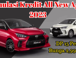 Kredit Toyota All New Agya di Bank Mandiri Juni 2023, DP 15 Persen Bunga 2,99 Persen
