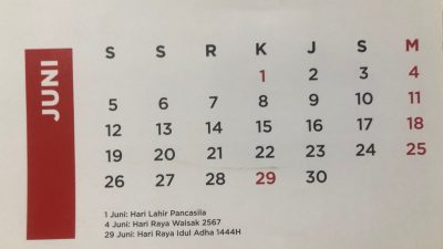 Jadwal Libur Lebaran Idul Adha 2023