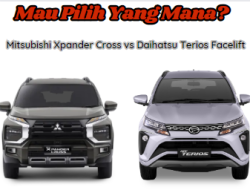 Mau Beli yang Mana? All New Daihatsu Terios Facelift 2023 atau Mitsubishi Xpander Cross? Begini Perbandingannya