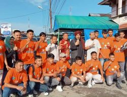 Disparpora Pessel Lepas Tim Sepak Bola Remaja Tarusan
