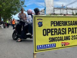 89 Kendaraan Disita Satlantas Polresta Padang Saat Operasi Patuh 2023