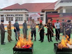 Musnahkan Sabu dan Ganja, Begini Kata Kajari Dharmasraya
