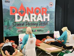 UTD PMI Padang Apresiasi PT Semen Padang Konsisten Laksanakan Donor Darah