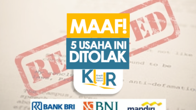 MAAF! 5 Jenis Usaha Ini Tidak Bisa Pinjam KUR di Bank Walaupun Dokumen Lengkap