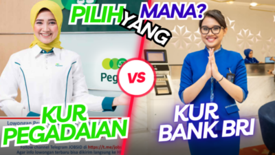 Pinjam Uang Rp10 Juta Bagusnya di KUR Pegadaian atau BRI? Cek Perbandingan Tabel Angsurannya