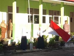 Panit Intelkam Polsek Guguak Pembina Upacara Bendera