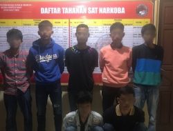Isap Ganja di Lokal MDA, Tujuh Pemuda Diamankan Polresta Bukittinggi