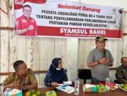 Lakukan Sosper, Syamsul Bahri Berharap Ketahan Pangan Terjamin