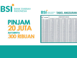 Brosur Tabel Angsuran KUR BSI 2023 Pinjam Rp20 Juta Bayarnya Rp300 Ribuan Perbulan, Ini Syaratnya!