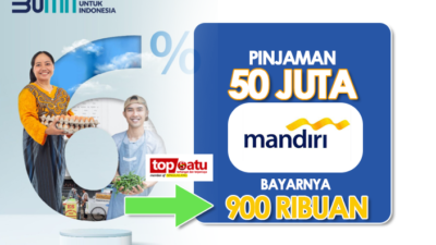 Hai UMKM, Pinjaman Rp50 Juta di Bank Mandiri Cukup Cicil Rp900 Ribuan per Bulan, Cek Simulasinya