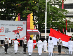 Tampilkan Para Srikandi Sebagai Petugas Upacara, Peringatan HUT RI ke-78 di Semen Padang Berlangsung Khidmat dan Meriah