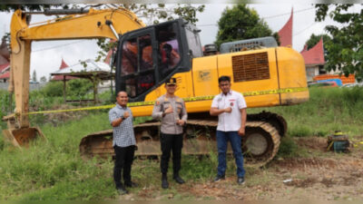 Satu Unit Excavator Diamankan, Diduga Menambang Emas Ilegal di Solok Selatan
