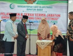 Dokter Anne Jabat Direktur RSI Ibnu Sina Yarsi Bukittinggi