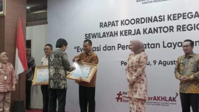 Walikota Pariaman Terima Penghargaan BKN Award 2023