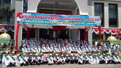 1.606 Hafizh Quran Kabupaten Pasaman Diwisuda