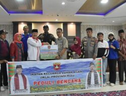 IKLA Riau Bantu Korban Bencana Alam Tanjung Raya